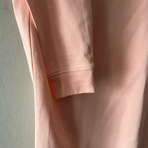 LL Bean Creamy Apricot  Interlock Mock Turtleneck Long Sleeve Size Small - Picture 2 of 6